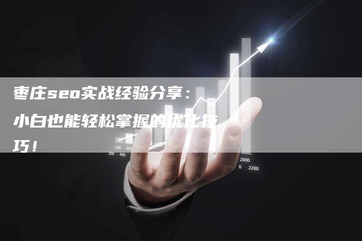 枣庄seo实战经验分享：小白也能轻松掌握的优化技巧！