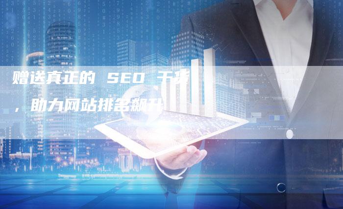 赠送真正的 SEO 干货，助力网站排名飙升