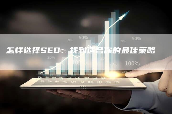 怎样选择SEO：找到适合你的最佳策略