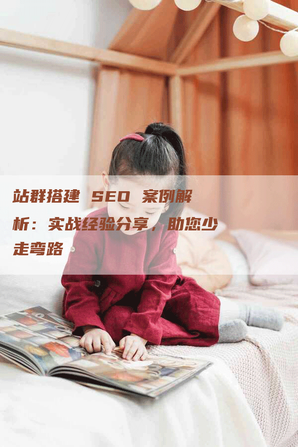 站群搭建 SEO 案例解析：实战经验分享，助您少走弯路