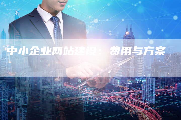 中小企业网站建设：费用与方案