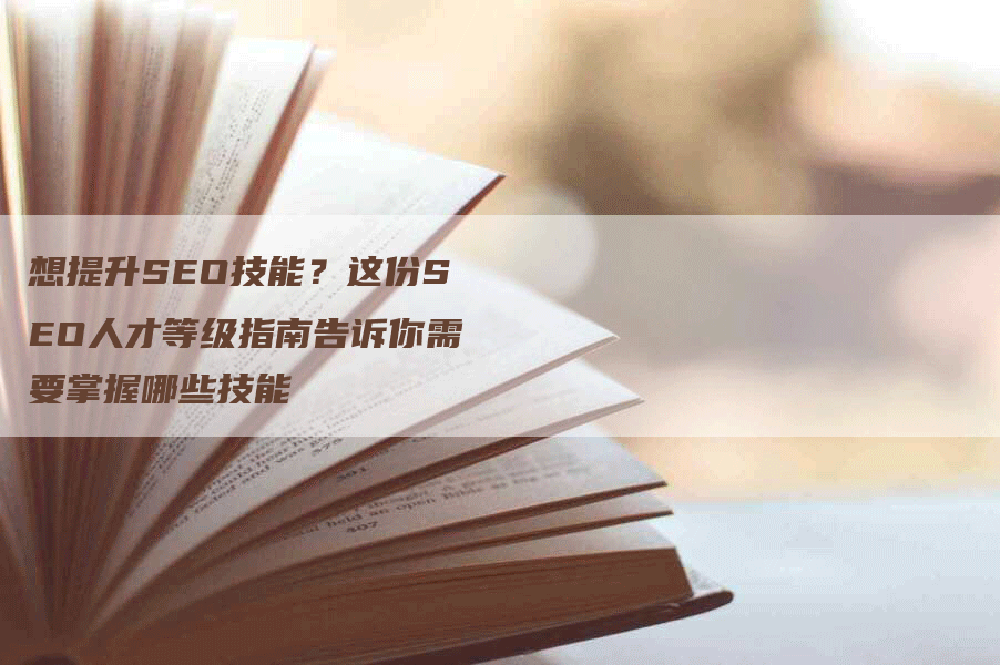 想提升SEO技能？这份SEO人才等级指南告诉你需要掌握哪些技能