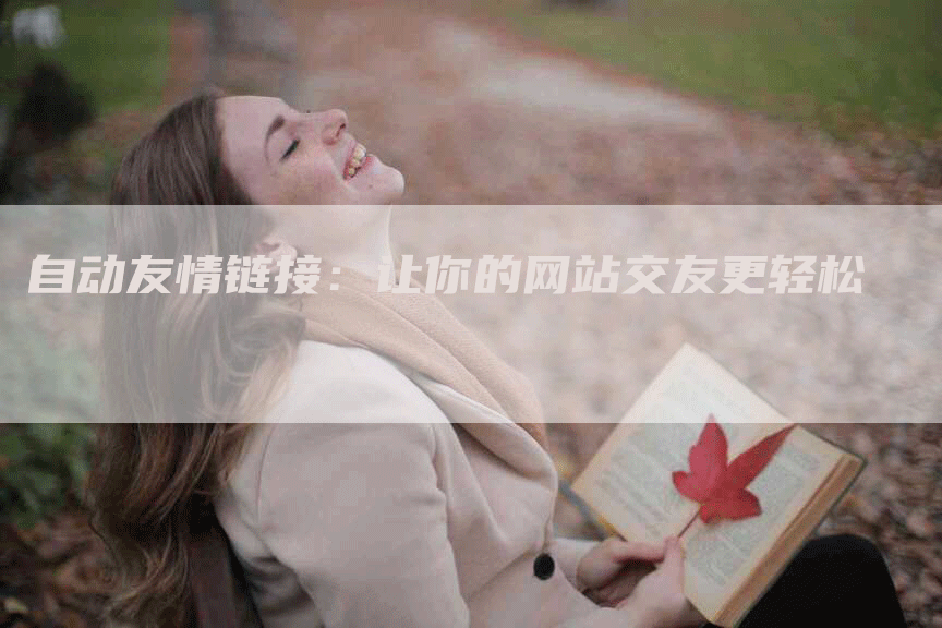 自动友情链接：让你的网站交友更轻松