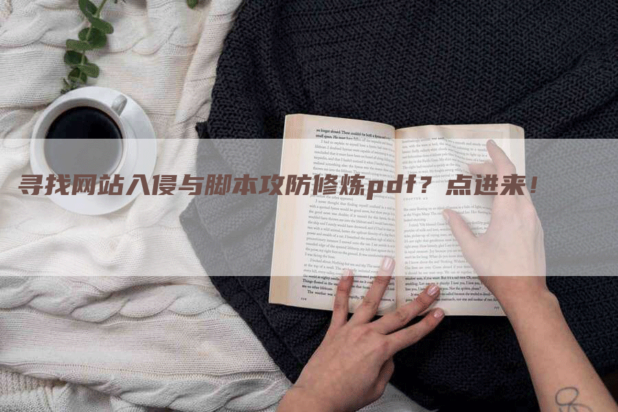 寻找网站入侵与脚本攻防修炼pdf？点进来！