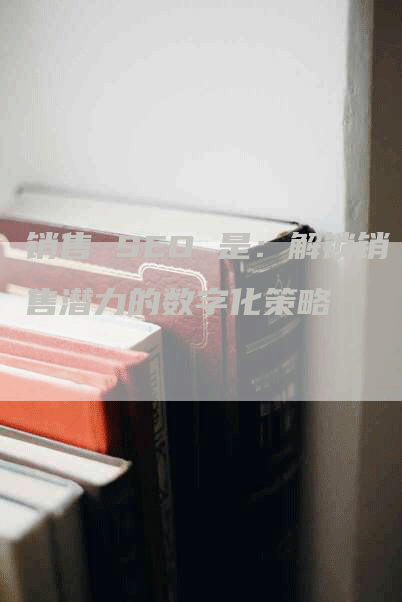 销售 SEO 是：解锁销售潜力的数字化策略