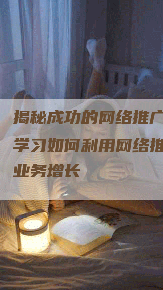 揭秘成功的网络推广实例：学习如何利用网络推广实现业务增长