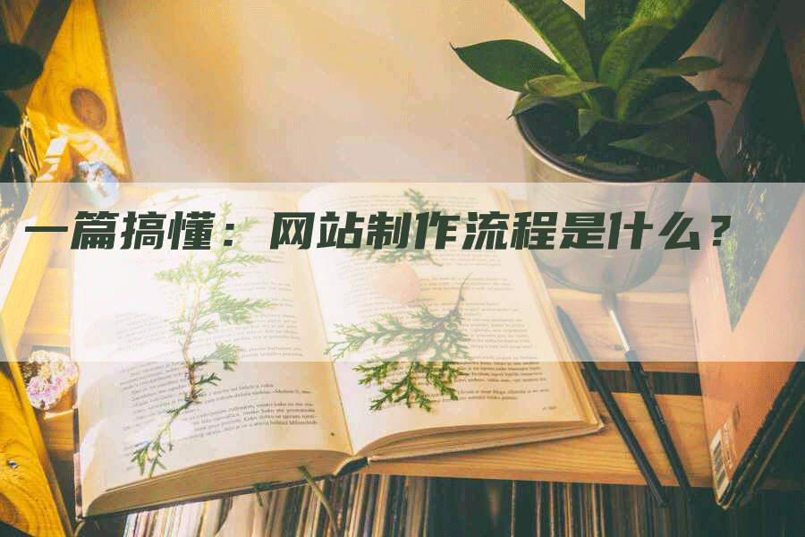 一篇搞懂：网站制作流程是什么？